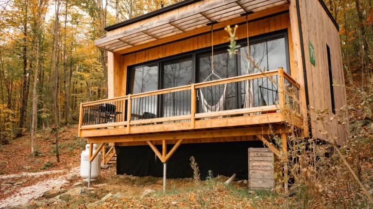 maison mini maison chalet fondation pieux visses